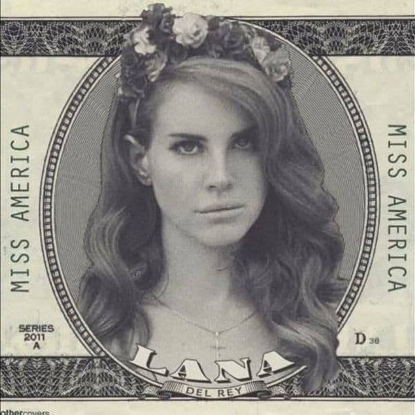 کاور اهنگ hundred dollar bill از lana del rey